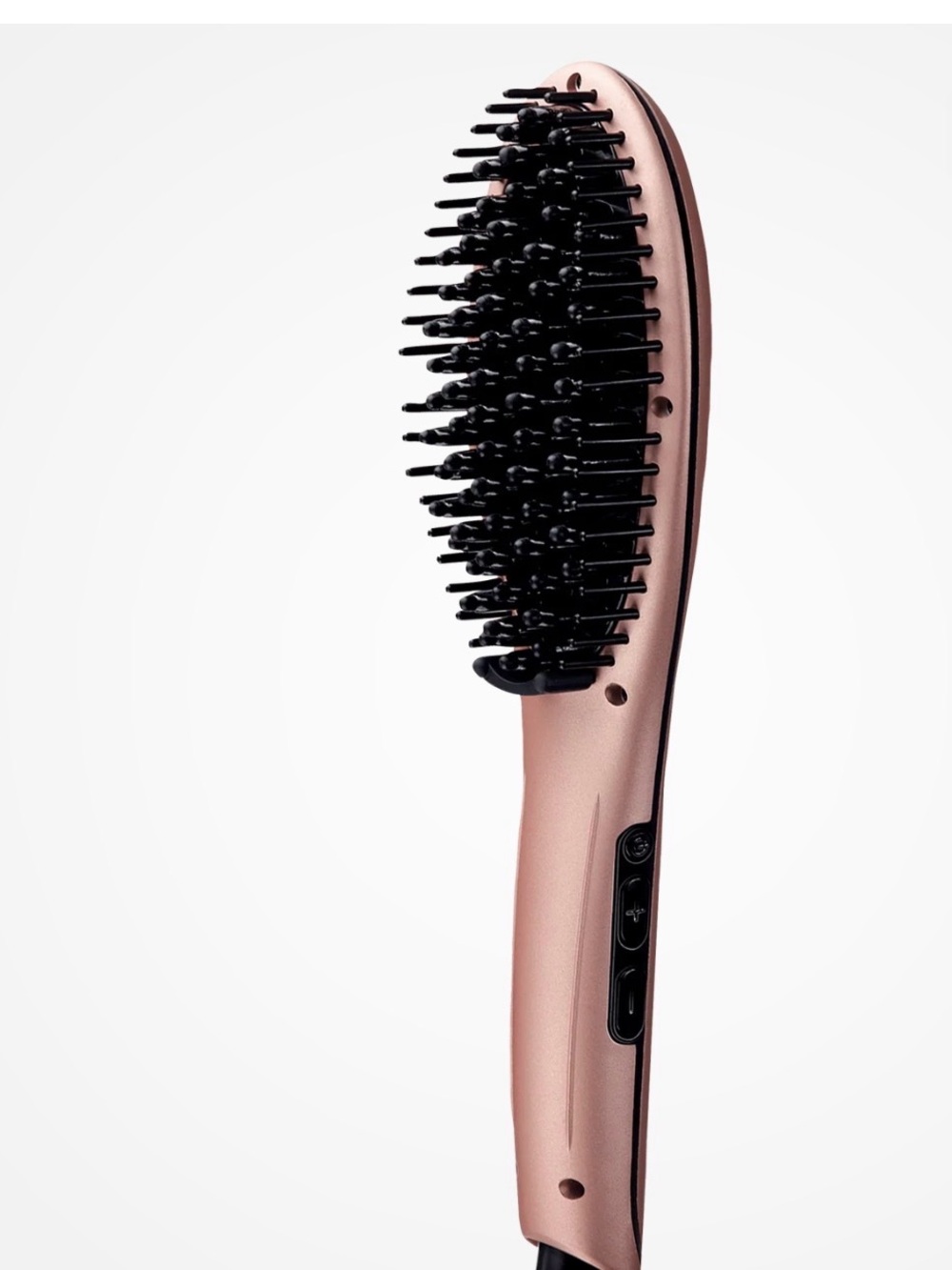 Kiss Rose Gold Heated Straightening Brush